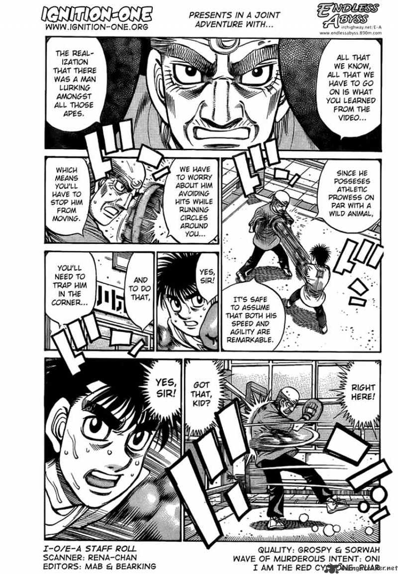 Hajime no Ippo: Fighting Spirit, Chapter 861 image 01